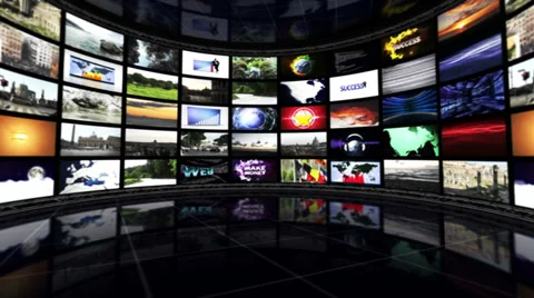 Monitors Room, Rotation, Background, Loo... | Stock Video | Pond5
