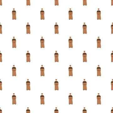 Monk character pattern repeating on white background Illustrazione stock