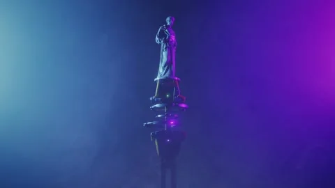 Monk in High Tec Video stock 282258100
