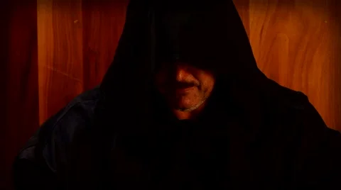 Monk in monastery with cloak 스톡 동영상 44066658