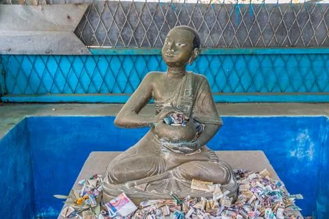 Monk statue Stock Photos