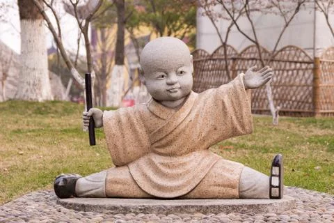 Monk statue Stock Photos