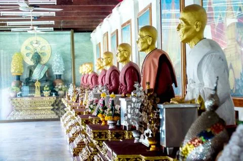 Monk statue Stock Photos