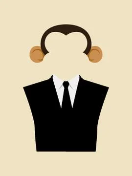 Monkey Business Stock Illustration