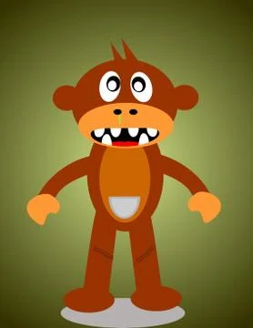 Monkey devil Stock Illustration