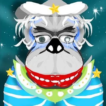 MONKEY FACE Illustrazione stock