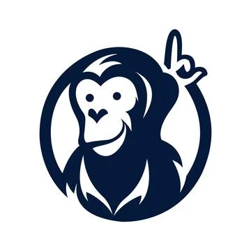 Monkey Face Vector Stock Illustration