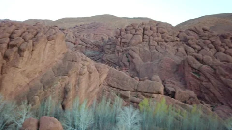 Monkey Fingers Rock Formation , Morocco Stock Footage 148354766