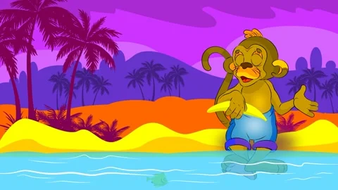 Monkey Stock Footage 135214286