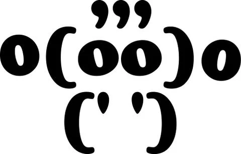 Monkey head of numbers Stock Illustration