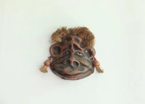 Monkey head wall decoration Stock Photos