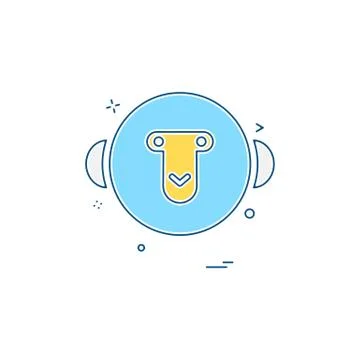 Monkey icon design vector 스톡 일러스트