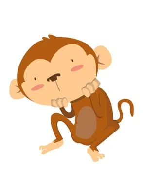 Monkey Stock Illustration