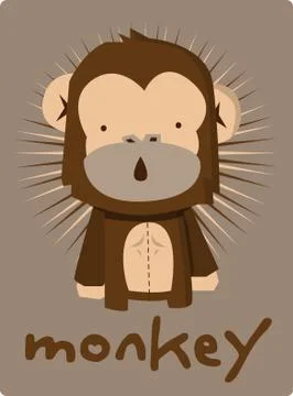 Monkey Stock Illustration