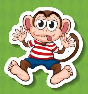 Monkey Stock Illustration