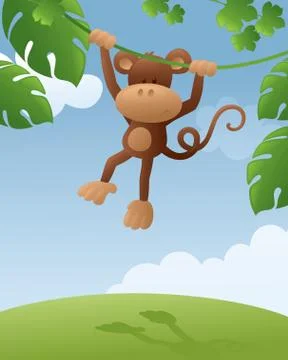 Monkey Stock Illustration