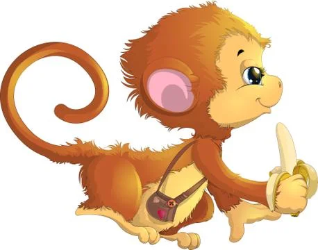 Monkey Stock Illustration