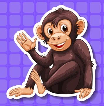 Monkey Stock Illustration