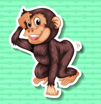 Monkey Stock Illustration