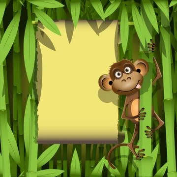 Monkey Stock Illustration