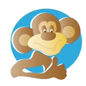 Monkey Stock Illustration