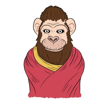 Monkey Stock Illustration