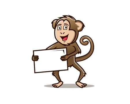 Monkey illustration Stock Illustration