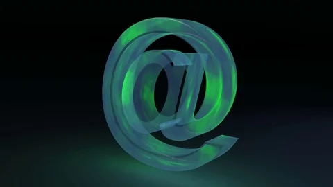 Monkey internet letter 3d animation Stock Footage 75664960