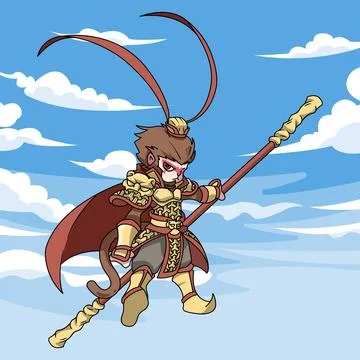 Monkey King Stock Illustration