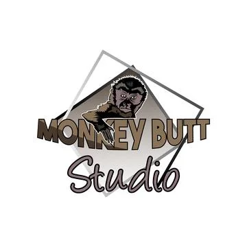 Monkey logo Illustrazione stock