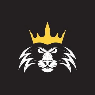 Monkey macaque with crown logo design vector graphic symbol icon sign illus.. イラスト素材