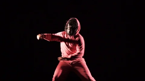 Monkey man fun dancing 16 Stock Footage 89633758