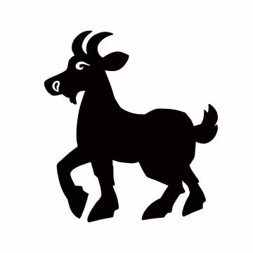 Monkey marmoset silhouette, symbol, vector illustration eps 10 Illustrazione stock