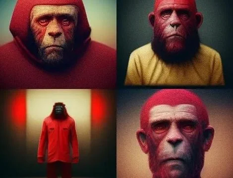 Monkey nft  design 스톡 일러스트