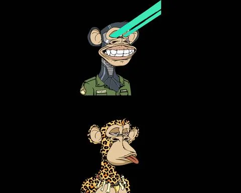 Monkey NFT vector file New | Editable file Illustrazione stock