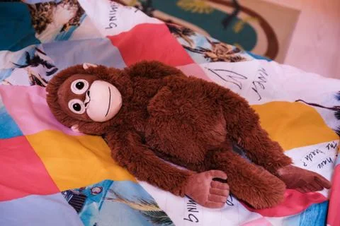 Monkey plush toy Stock Photos