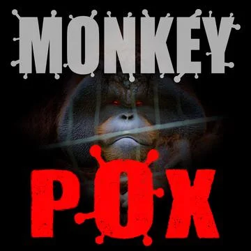 Monkey pox concept Stock Photos