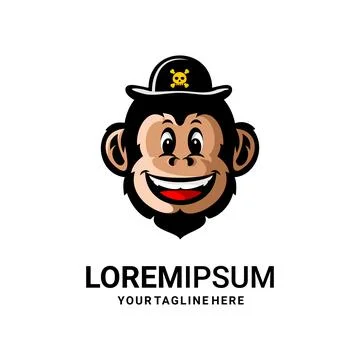 MONKEY SMILE Stock Illustration