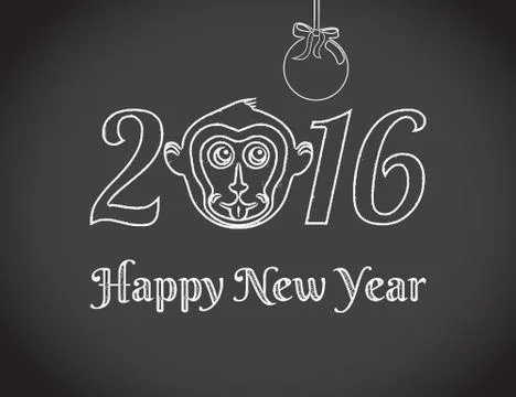 Monkey symbol Stock Illustration