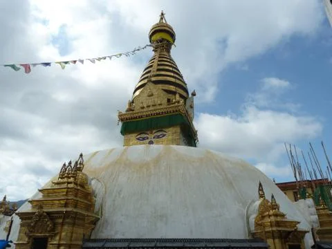 Monkey temple 库存照片