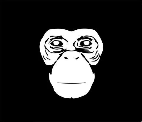 Monkey vector isolated on background Stock Illustration