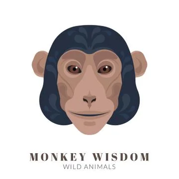 Monkey wisdom Stock-Illustration