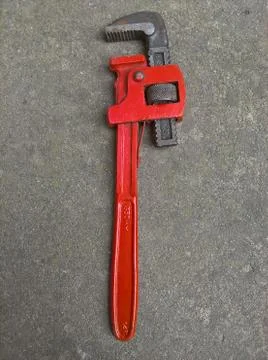 Monkey Wrench Red Stock Photos