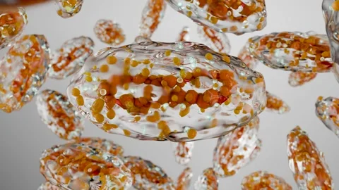 Monkeypox infection pandemic. monkeypox cell, symptoms or precautions Stock Footage 283190795