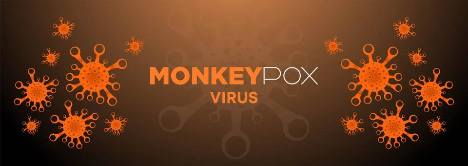 Monkeypox or mpox virus that infects humans through transmission from animals Stock Illustration