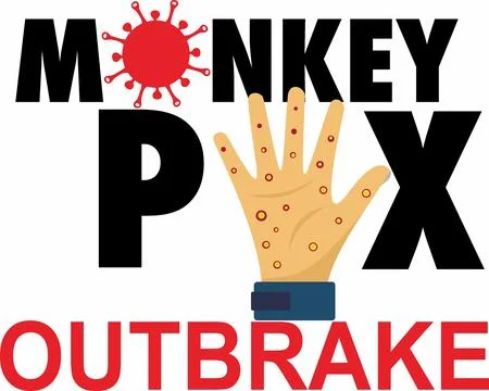 Monkeypox outbrake Stock Illustration