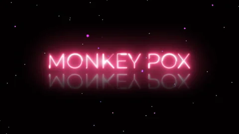 Monkeypox virus banner for awareness and alert against with abstract background  Stock Footage 292739154