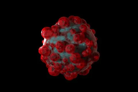Monkeypox virus, illustration Illustrazione stock