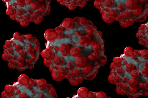 Monkeypox virus, illustration 스톡 일러스트