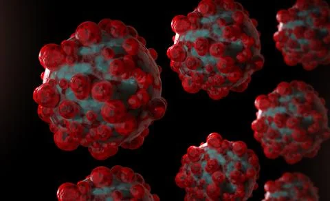 Monkeypox virus, illustration Illustrazione stock